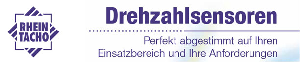 Drehzahlensensoren - Messtechnik - RHEINTACHO Messtechnik GmbH