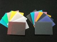 Plexiglas in verschiedenen Farben
