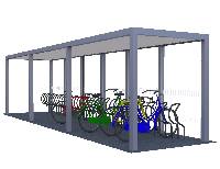 Fahrradüberdachung SHARP von Team Tejbrant