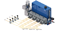 SKF Mehrleitungs-Schmiersystem